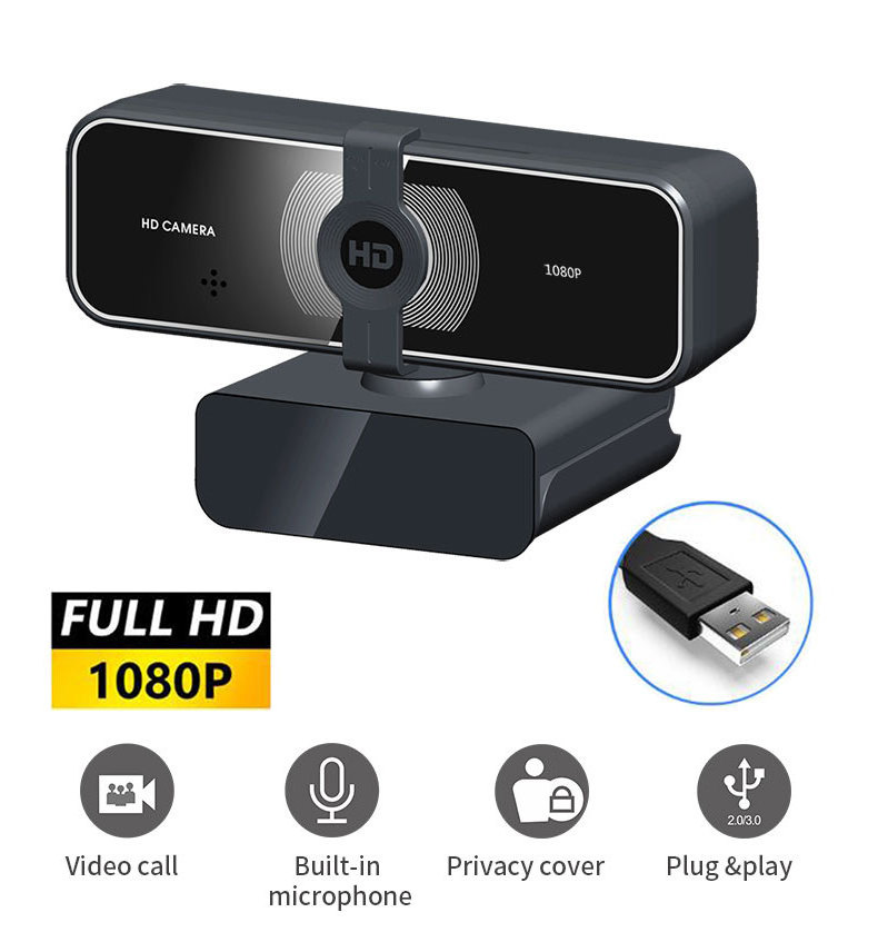 Oem Factory Web Camera Full Hd 1080p Computer Webcam Usb Webcam Laptop Dual Camera 1080p Children's Digital Camera Toy for Pc