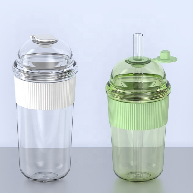 430ml 14.3oz BPA-Free Tritan Plastic Sippy Water Bottle for Children's School for Boiling Water Back to School Essential