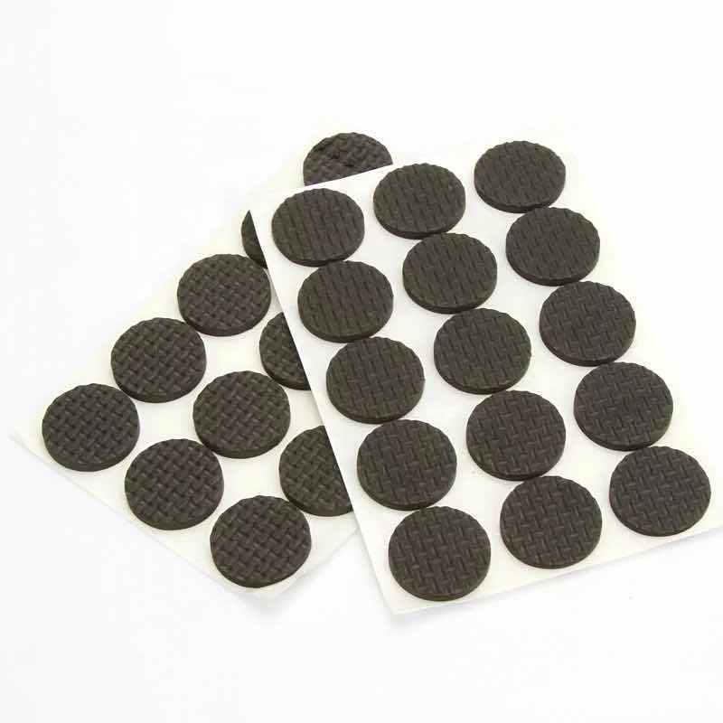 Anti Slip Round Saddle Premium Felt Pad Brown and Beige Furniture Felt Pads Chair Leg Protectors for Hard wood Floor