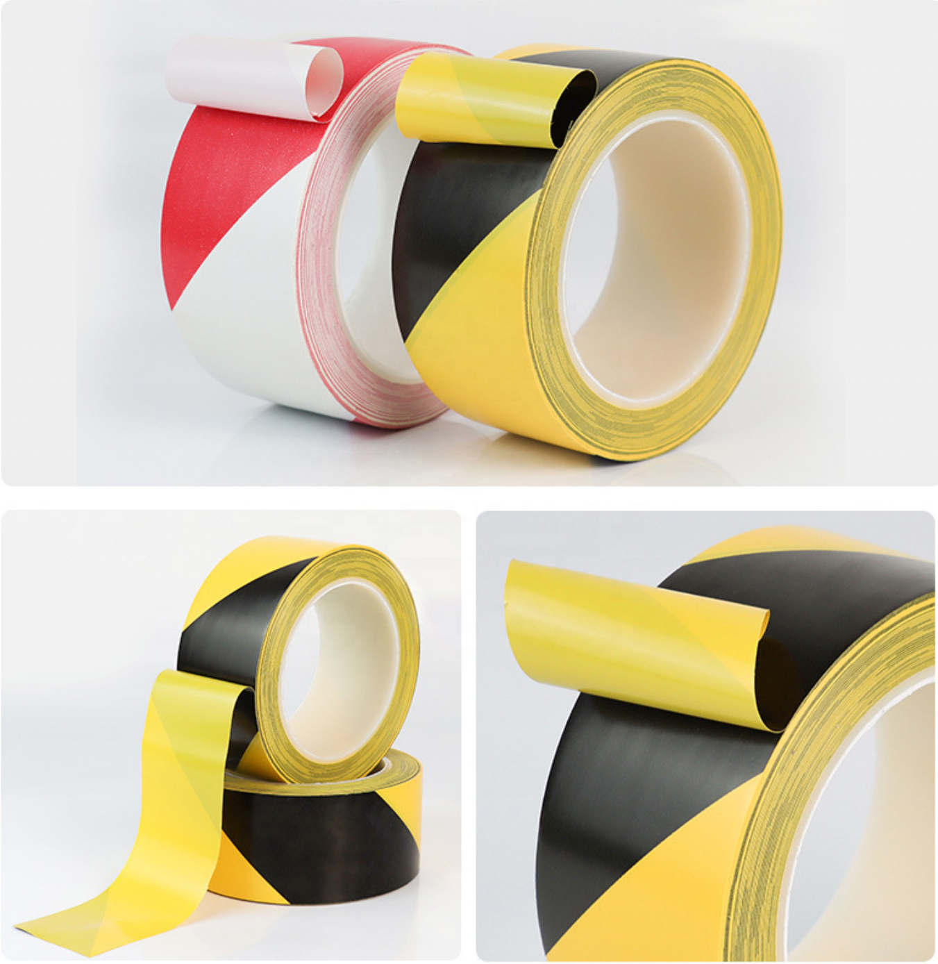 PVC detectable warning tape Floor Marking Safety Adhesive Floor Crossing Warning Label Tape PVC Warning Tape for floor marking