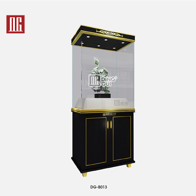 Free Standing Glass Jewelry Display Showcase Manufacturer Jewellery Shop Design Ideas Led Light jewelry kiosk