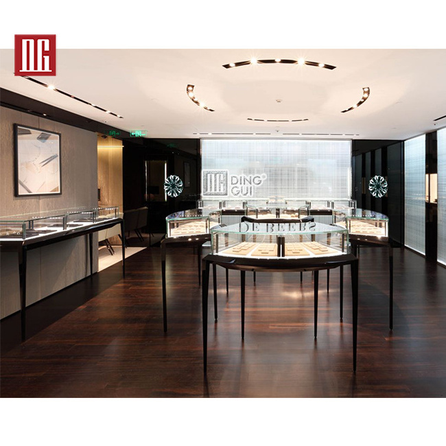 Fashion Design Jewellery Shop Displays Jewelry Store Showcase and Counter wrist watch shop display case