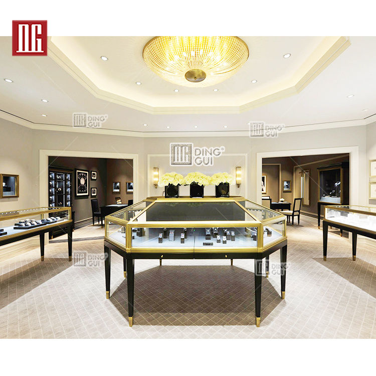 Design Jewelry Display Counter For display showcase Jewellery Shop Decoration