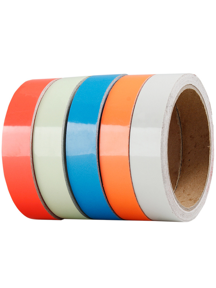 Solvent glue multi-color stair safety PVC fluorescent super adhesive non-slip tape custom sealing tape