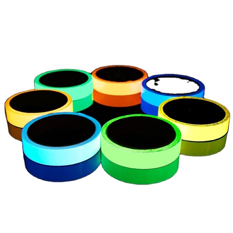 Solvent glue multi-color stair safety PVC fluorescent super adhesive non-slip tape custom sealing tape