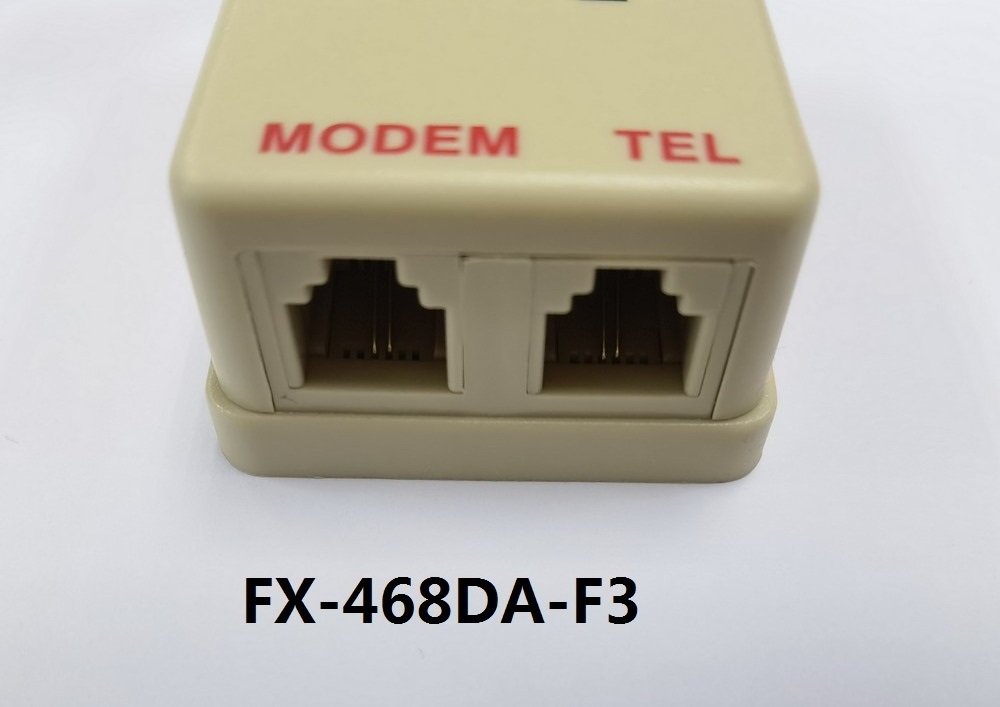 Hot Sell Dual ports ADSL in-line ADSL 2 line phone splitter for phone modem