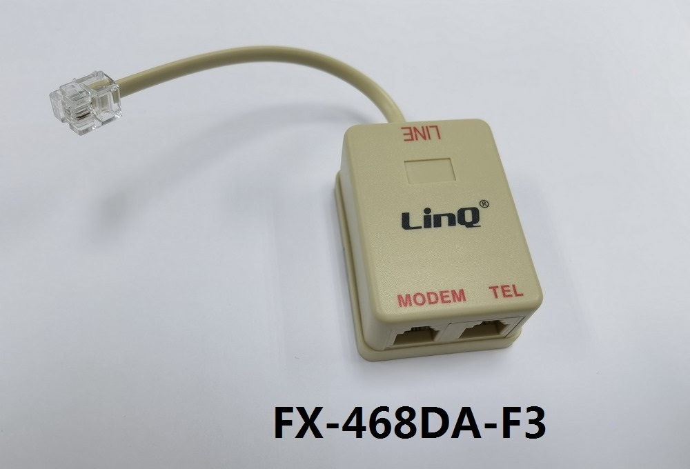 Hot Sell Dual ports ADSL in-line ADSL 2 line phone splitter for phone modem