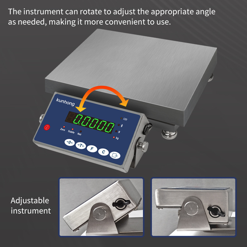 HTW-B1-H  High Accuracy 10-35 KG Digital Platform Scale Stainless Steel LED Indicator Table  Weighing Scale