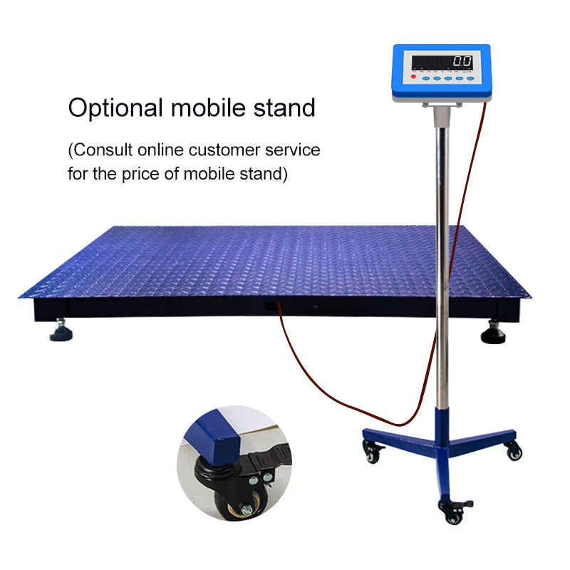 SCS Electronic Platform Scale Floor Scale 1-3ton Animal Livestock Scale with Display Rs232