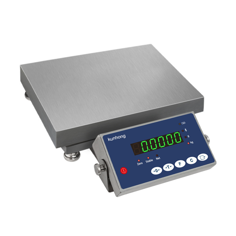 HTW-B1-H  High Accuracy 10-35 KG Digital Platform Scale Stainless Steel LED Indicator Table  Weighing Scale