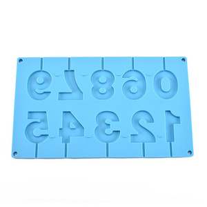 ABC 0-9 numbers molde de silicone de chocolate mold alphabet letter molds silicone