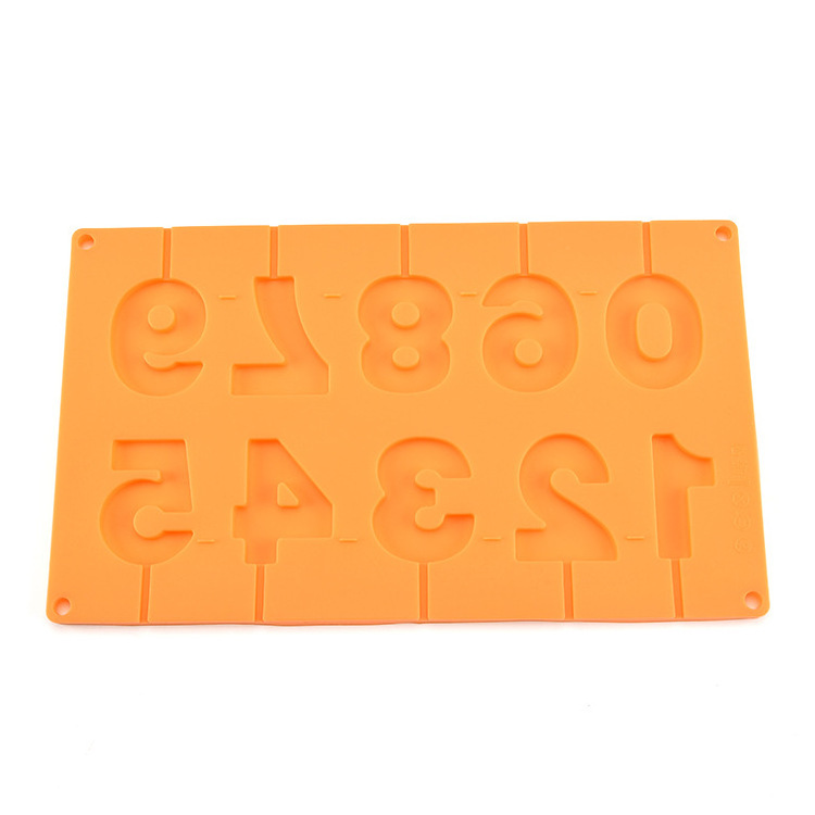 ABC 0-9 numbers molde de silicone de chocolate mold alphabet letter molds silicone