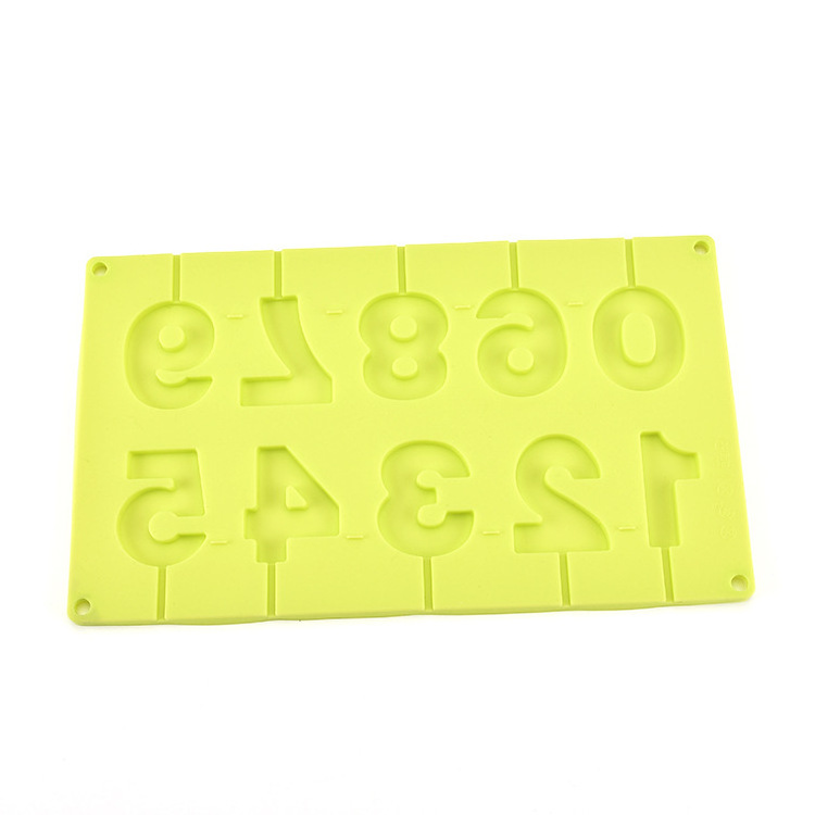 ABC 0-9 numbers molde de silicone de chocolate mold alphabet letter molds silicone