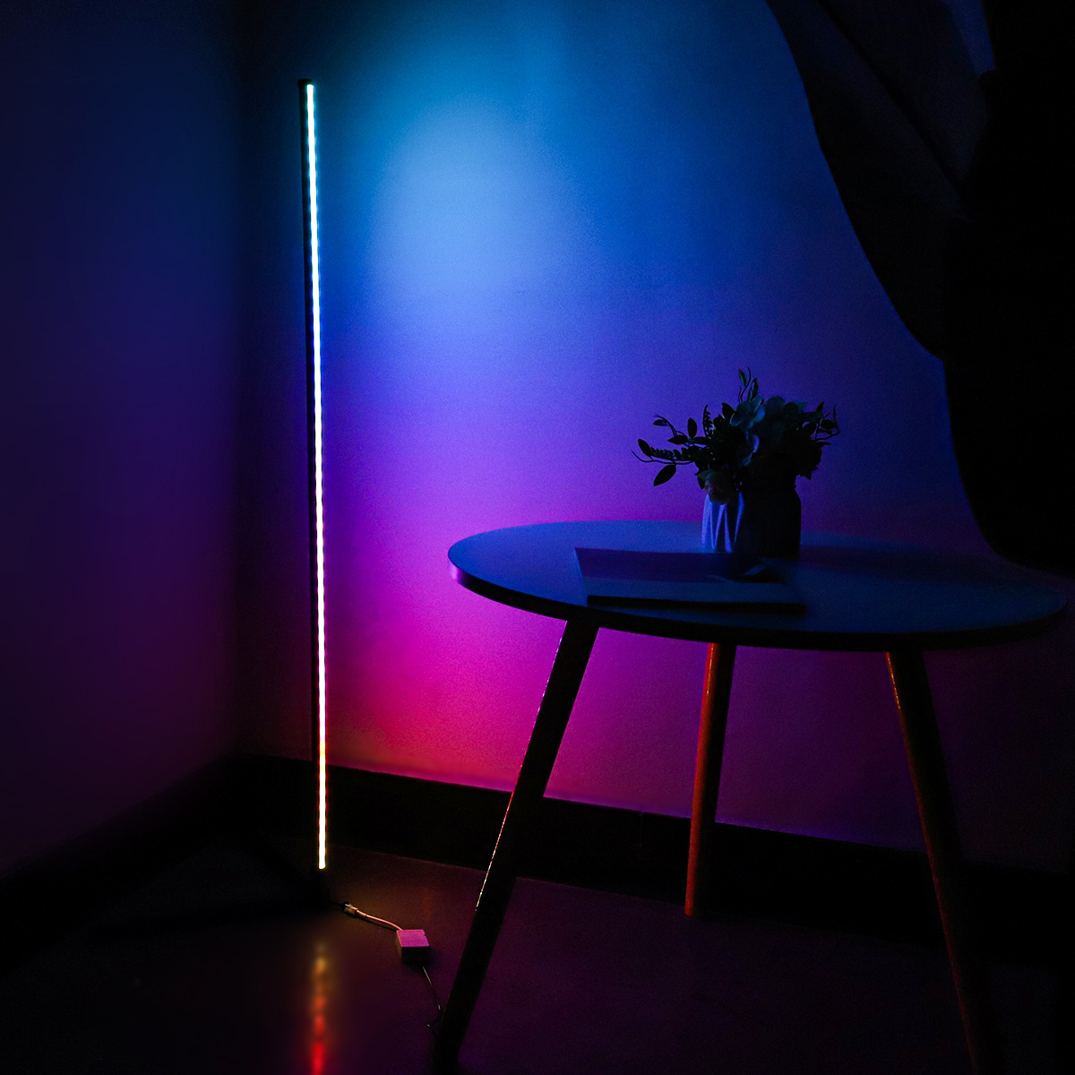 Gaming Lights Living Room Ambient Mood Light RGB Decor Floor Lights Standing Led Corner Floor Lamp for Drop Shipping