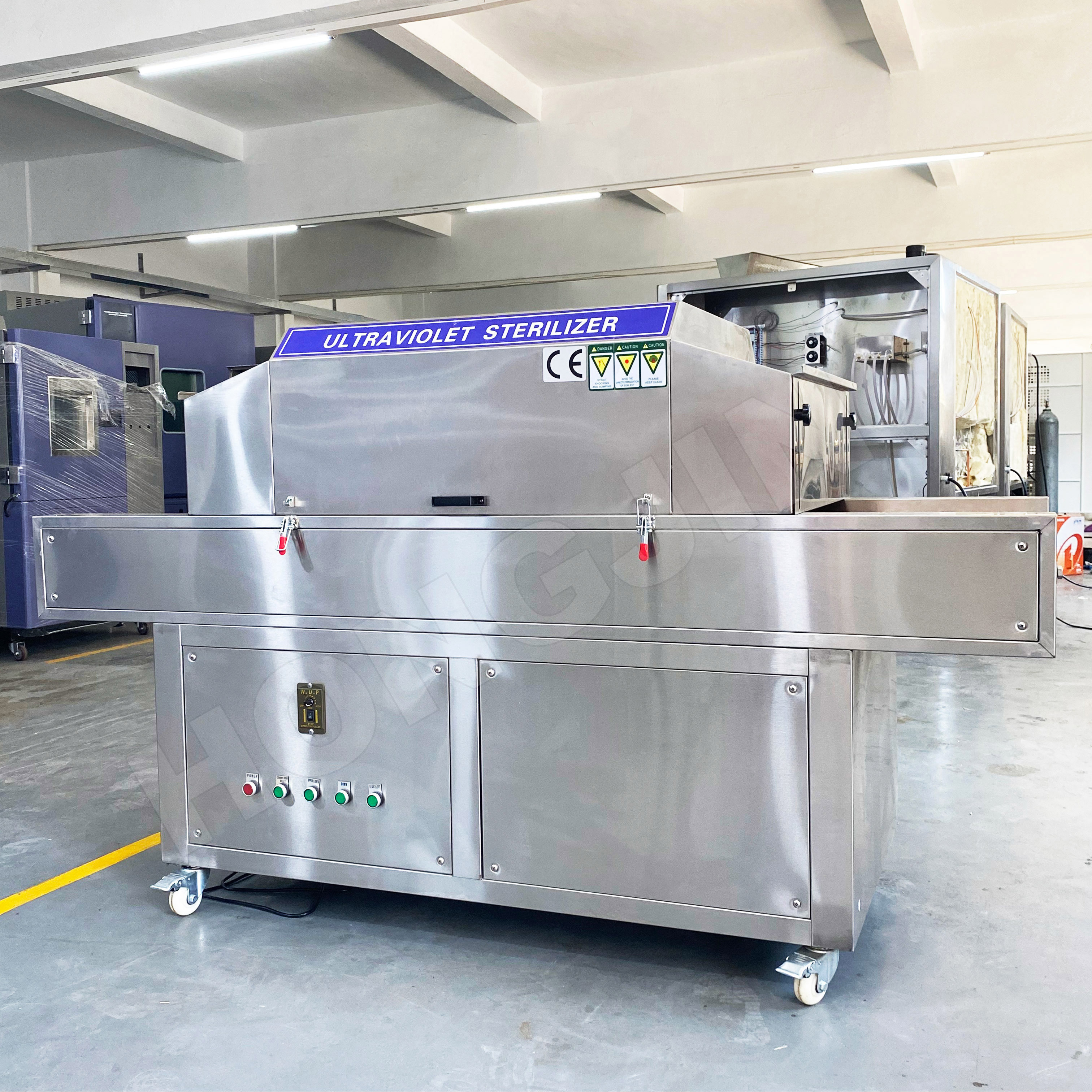 Hong jin Herb Flour Sterilizer/Food UV Seeds Tunnel Sterilizing Machine/UV Ultraviolet Sterilization Furnace