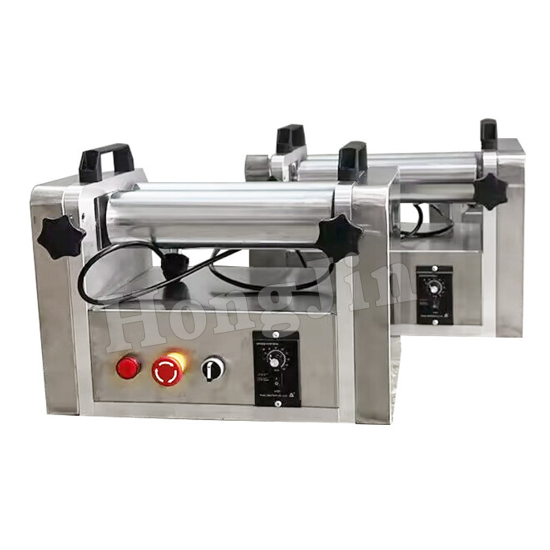 Hong Jin Laboratory Desktop Open Rubber Mixing Machine/Electric Heating Rubber Silicone Open Mixing Machine