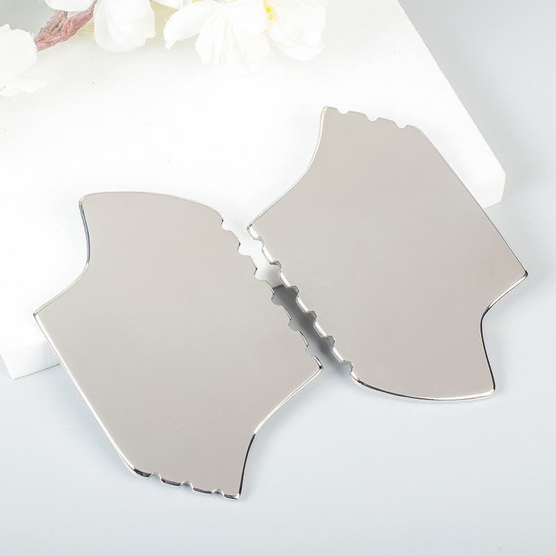 High Quality Design Iastm Stainless Steel Hand Gua Sha Board Guasha Scraping Massage Skin Tool For Body