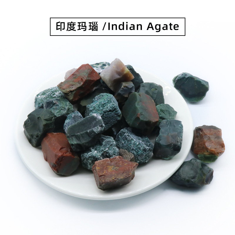 Wholesale teaching materials energy healing ornaments specimens agate jade rough   natural raw gem stone