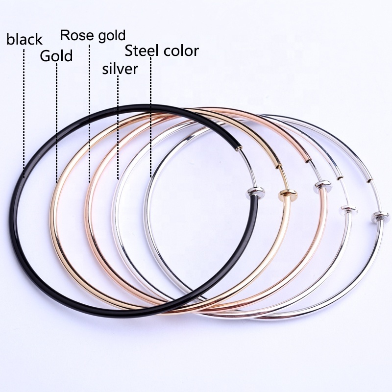 popular painless clip on fake hoop earring cuff non piercing big circle earrings women girls