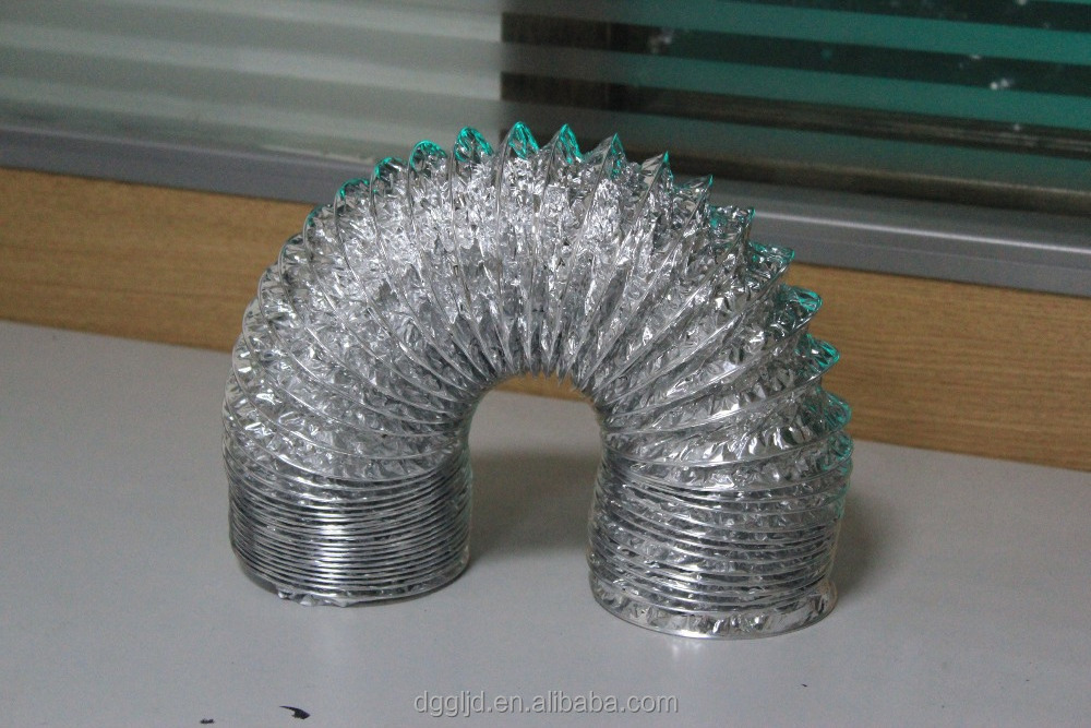 china suppliers flexible aluminum foil duct for industrial kitchen exhaust hood pipe kitchen ventilator