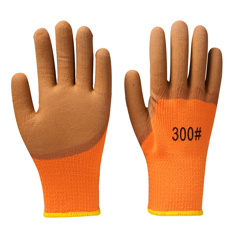 Wholesale wear-resistant durable latex rubber foam coated protective work gloves Impact labor work safety gloves