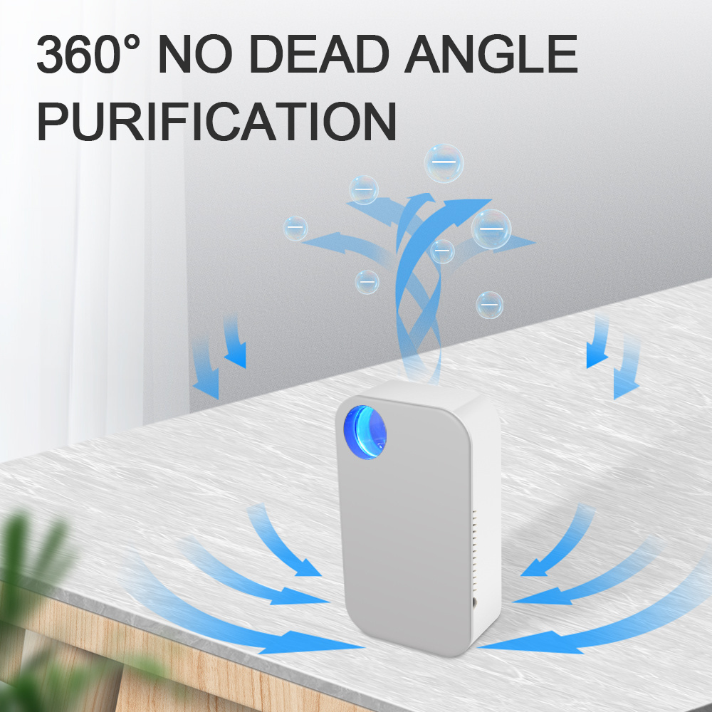 2024 trending Products Portable mini negative ion air purifier Plug In for Home Ionizer Remove Smoke Pet Toilet Deodorizer