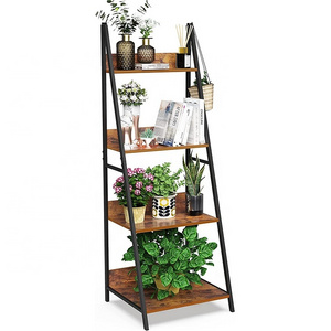 Modern Shelf 4 Tier Bookshelf Tall case Shelf Storage Organizer For Bedroom Living Room And Home Office Shelf Organizer