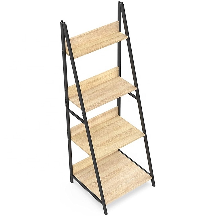 Modern Shelf 4 Tier Bookshelf Tall case Shelf Storage Organizer For Bedroom Living Room And Home Office Shelf Organizer