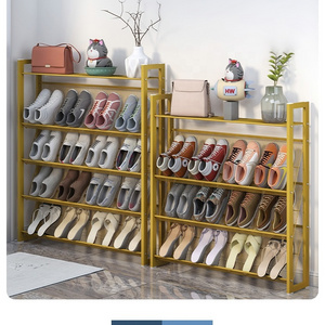 Factory customization modern furniture vertical shoe rack for living room 5 tier shoe storage rack