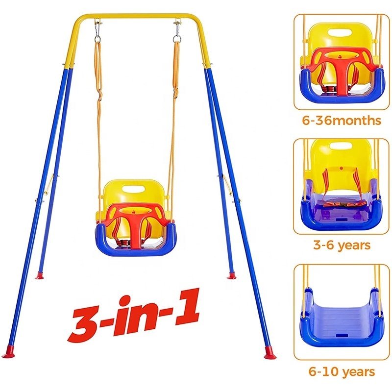 Best Quality Outdoor Kids Playground Swing Set Equipment Garden Furniture Swing Frame For Children Nest Swing For Kids