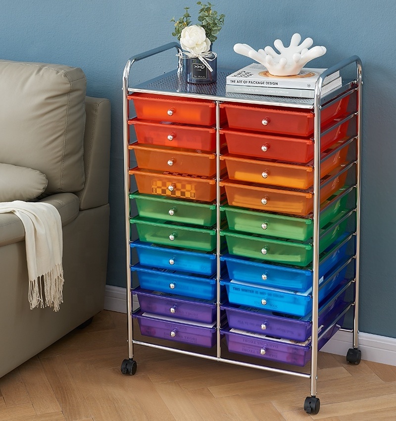 GMJ Free sample 20 Tier Clothes Stackable Cabinets Storage Baby Plastic Drawer Storage Drawers