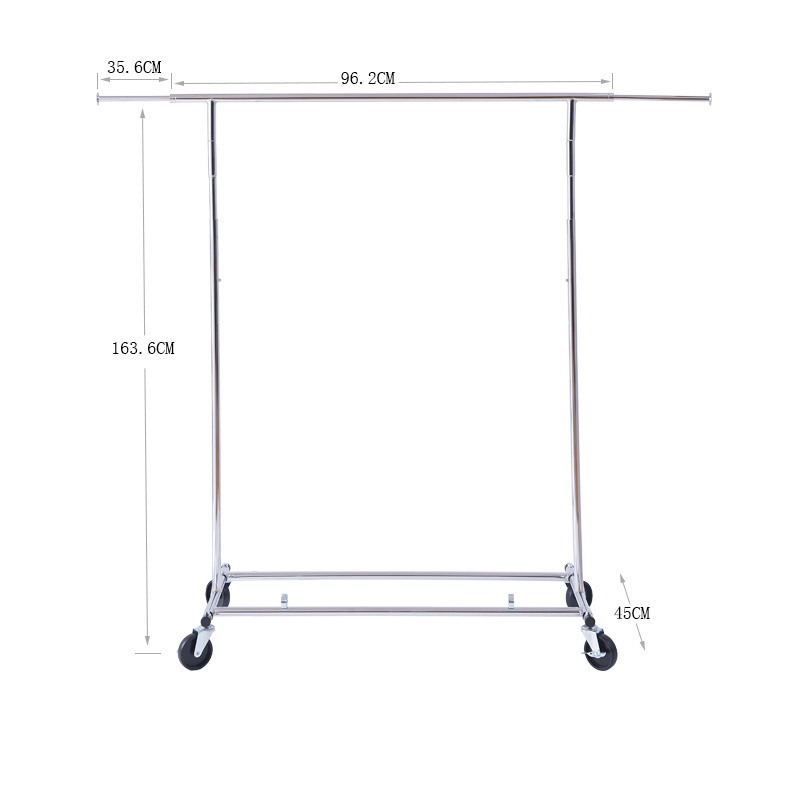 Quick Response Minor Customization ODM service available metal wayfair vipek garment clothes rack with shelves