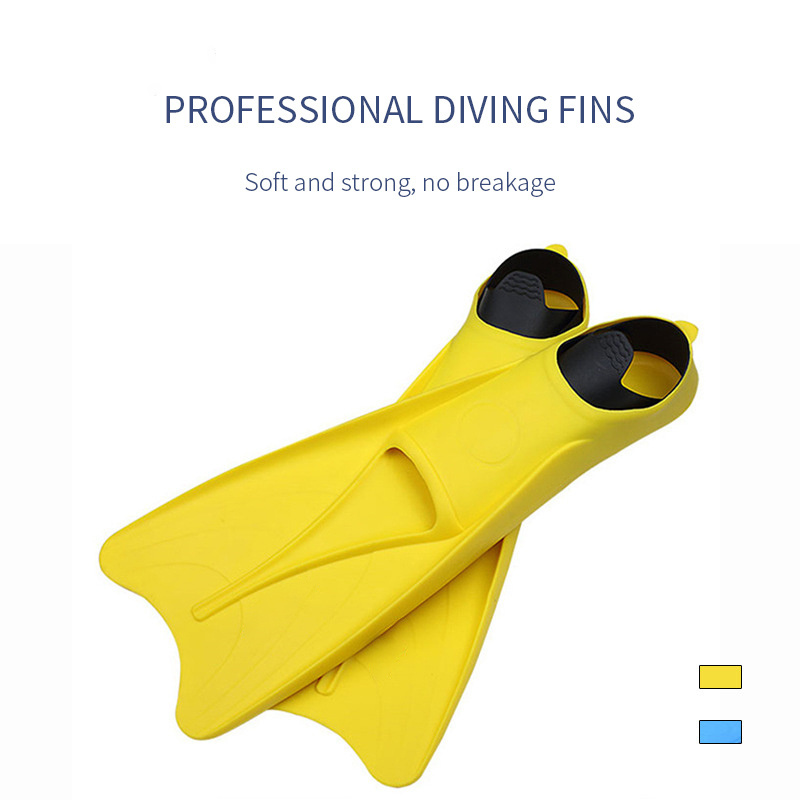 custom logo adult flipper shoes long blade swimming duck feet fins professional diving equipment TPR swim free long diving fins