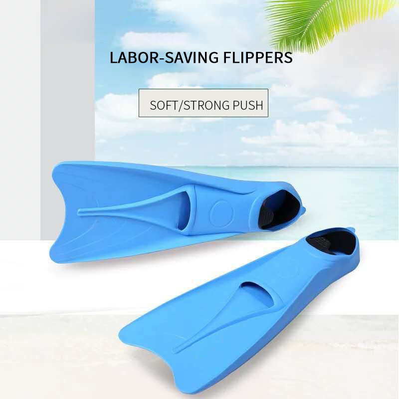 custom logo adult flipper shoes long blade swimming duck feet fins professional diving equipment TPR swim free long diving fins