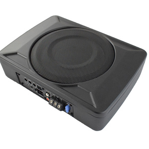 8"  Car Active Subwoofer Audio Speaker Amplifier Auto  Sound Audio car amplifiers Ultra thin Subwoofer