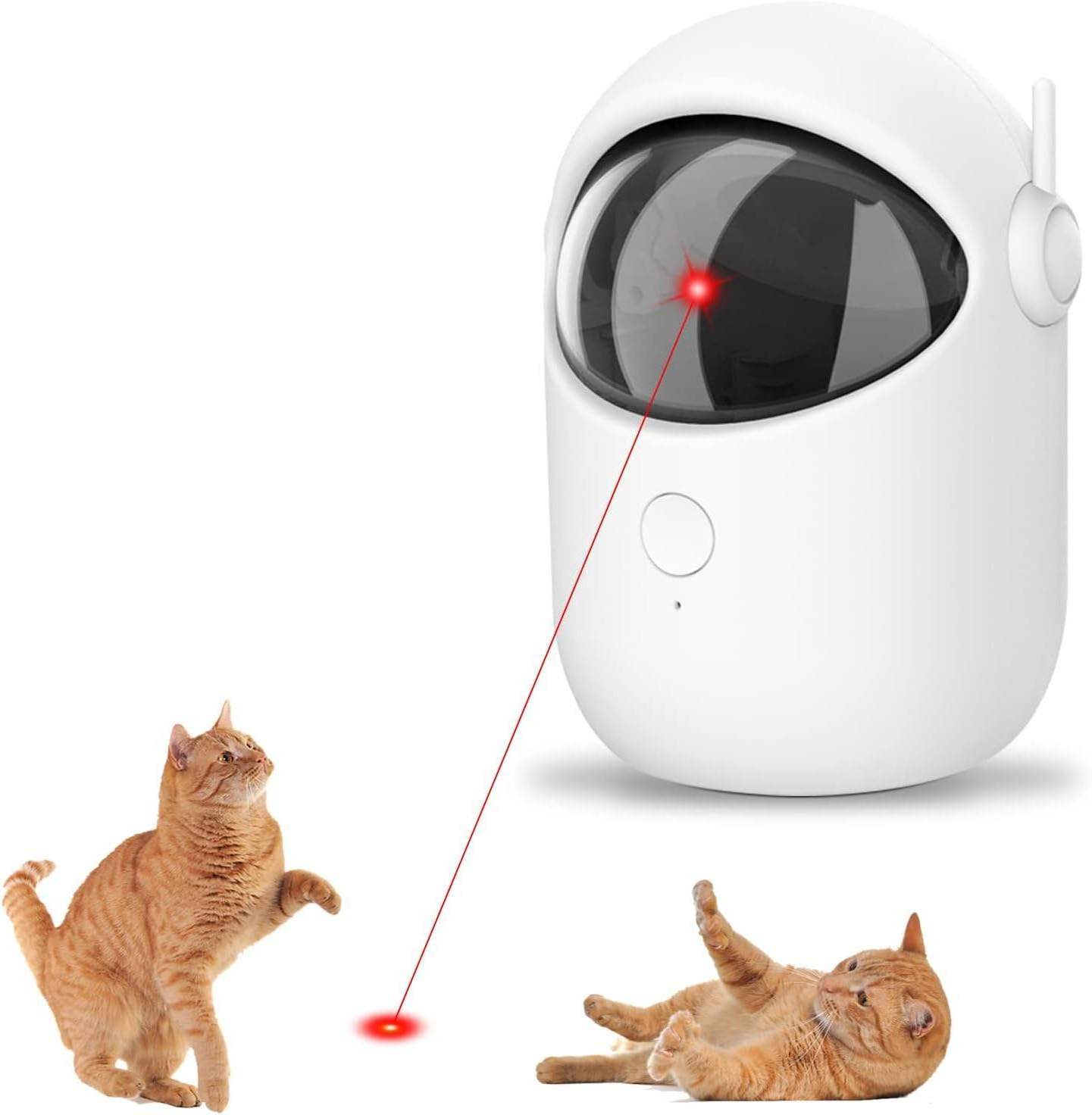 Automatic Laser Cat Toy Pet Interactive Cat Toy USB Rechargeable Indoor 3 Modes Dogs Laser Pointer Toys Cat Products