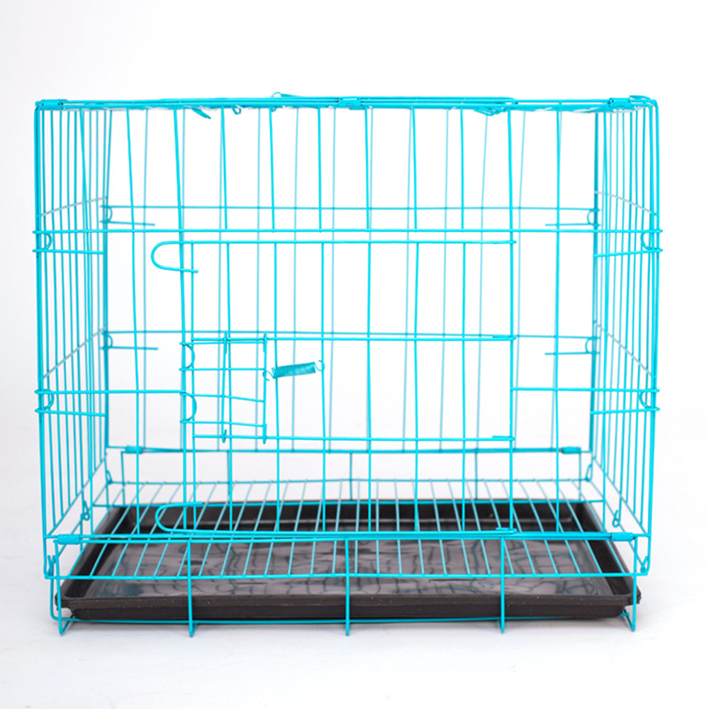 Wholesale Dog Crate Foldable Metal  Dog Cage Metal Kennels Stackable Dog Cages