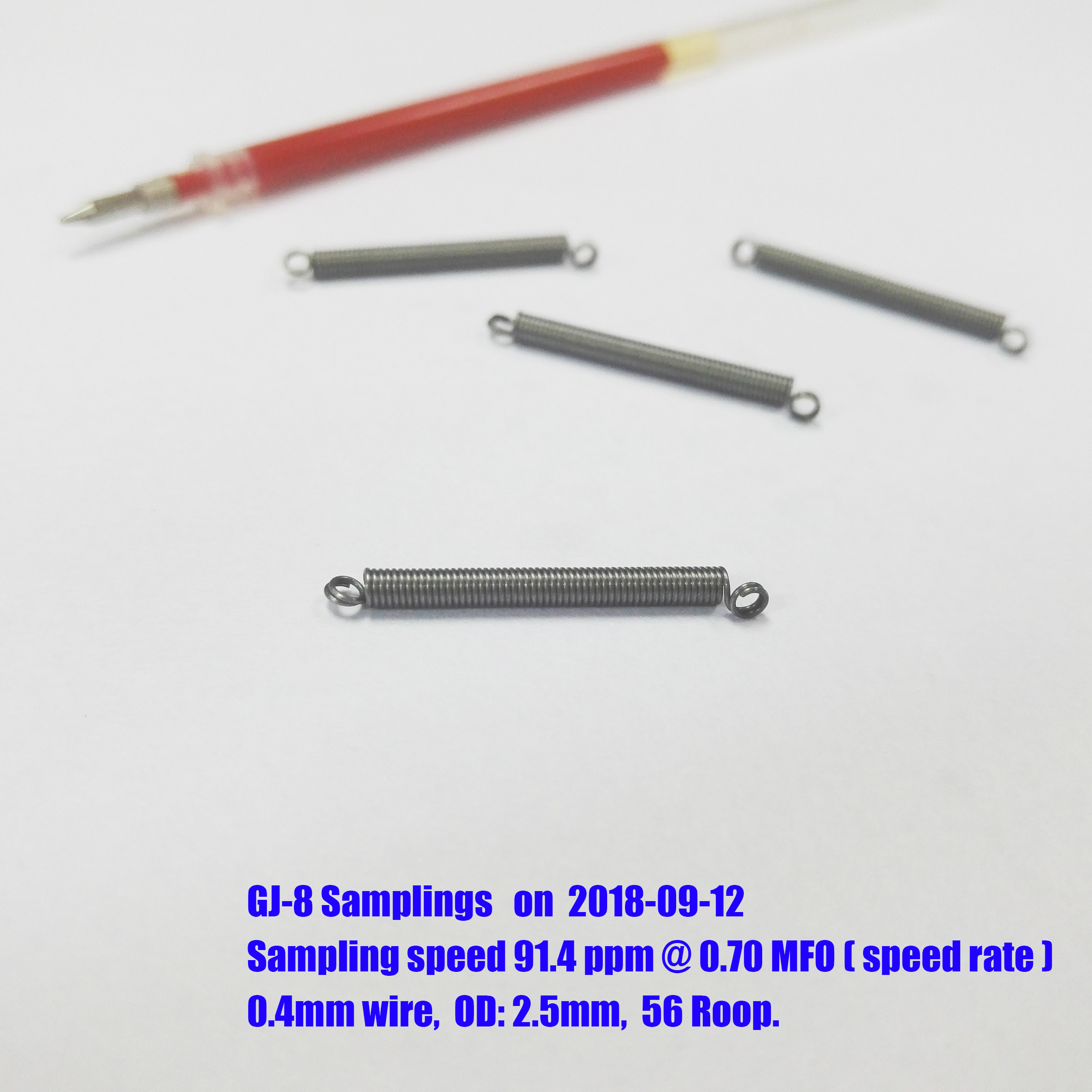 umbrella spring making machine 0.4 mm side loop extension spring coiling machine