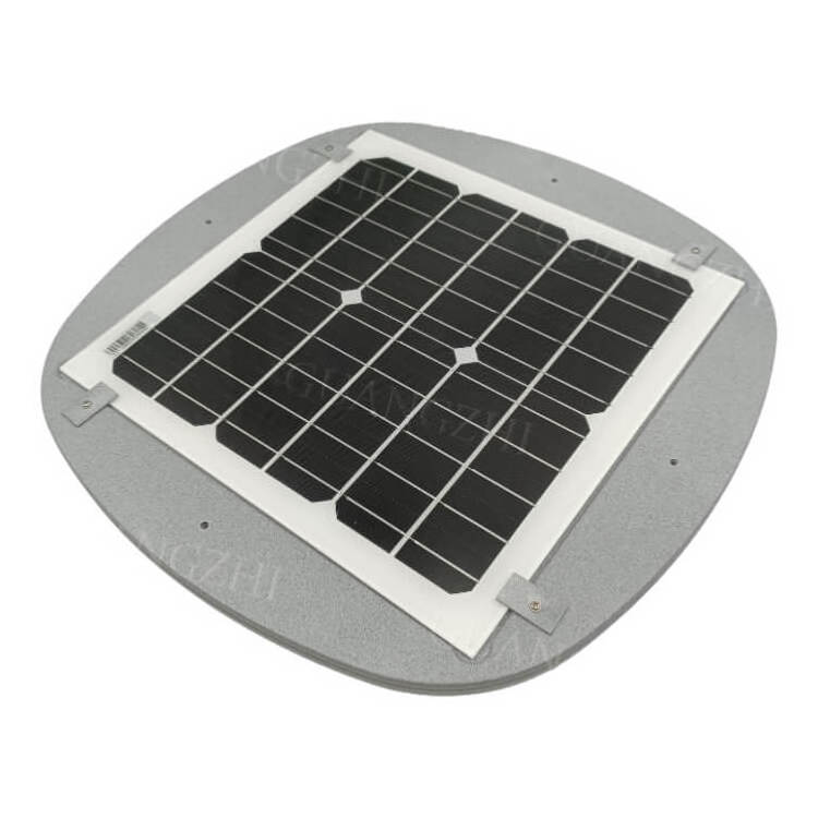 30W 60W Yard Home Landscape Outdoor Decorations Elliptic Square Disk Post 100W LED Solar Garden Light for Depot