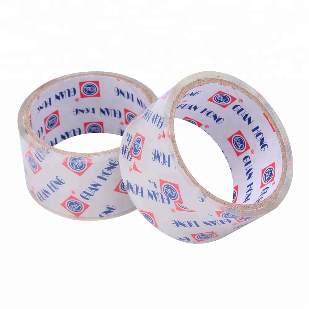 Super Clear BOPP Packaging Adhesive Tape Acrylic Carton Sealing Tape Low Price Hot Melt Adhesive Packing Tape