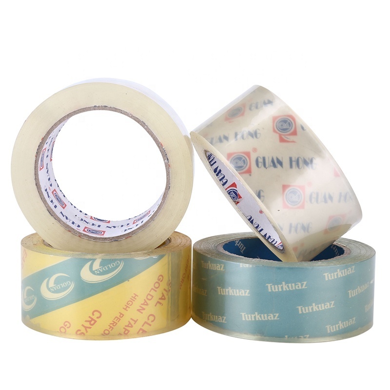 Manufacturer High Quality Cheap Transparent Free  Samples Strong Adhesive Customised  cinta Packing Tape