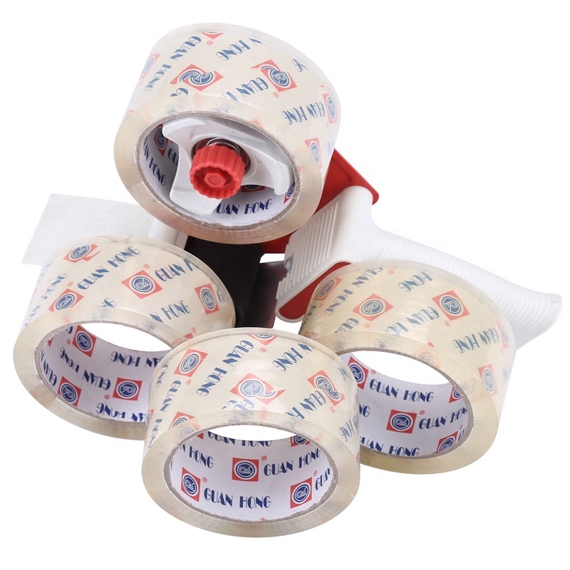 Super Clear BOPP Packaging Adhesive Tape Acrylic Carton Sealing Tape Low Price Hot Melt Adhesive Packing Tape