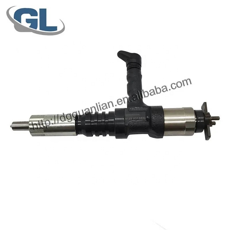 High Quality Diesel Common Rail Fuel Injector 095000-6120 For Komatsu PC600 Excavator 6261-11-3100