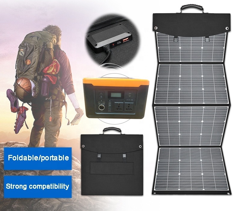 3 USB-A 28W Solar Charger 5V/4.8A Max Portable SunPower Panel Charger for Camping IPX4 Waterproof Power Station Camping Trailer