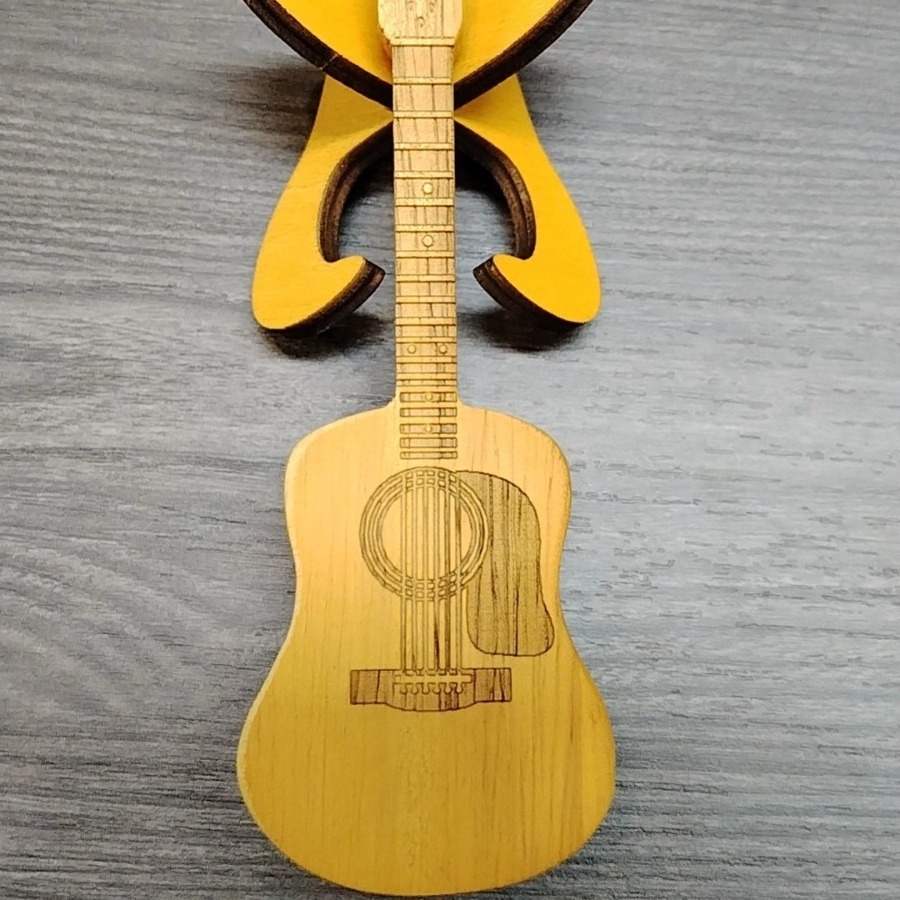 Wooden acoustic guitar pick box with stand personalized guitar pick box customization