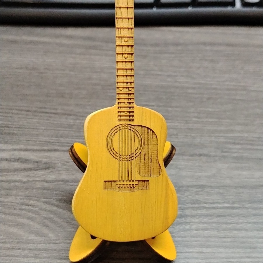 Wooden acoustic guitar pick box with stand personalized guitar pick box customization