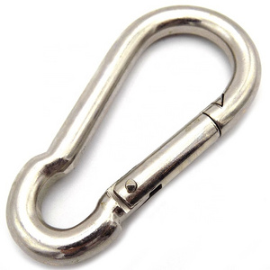 Hardware Accessories Stainless Steel Spring Snap Hook Carabiner - 304 Stainless Steel Clips