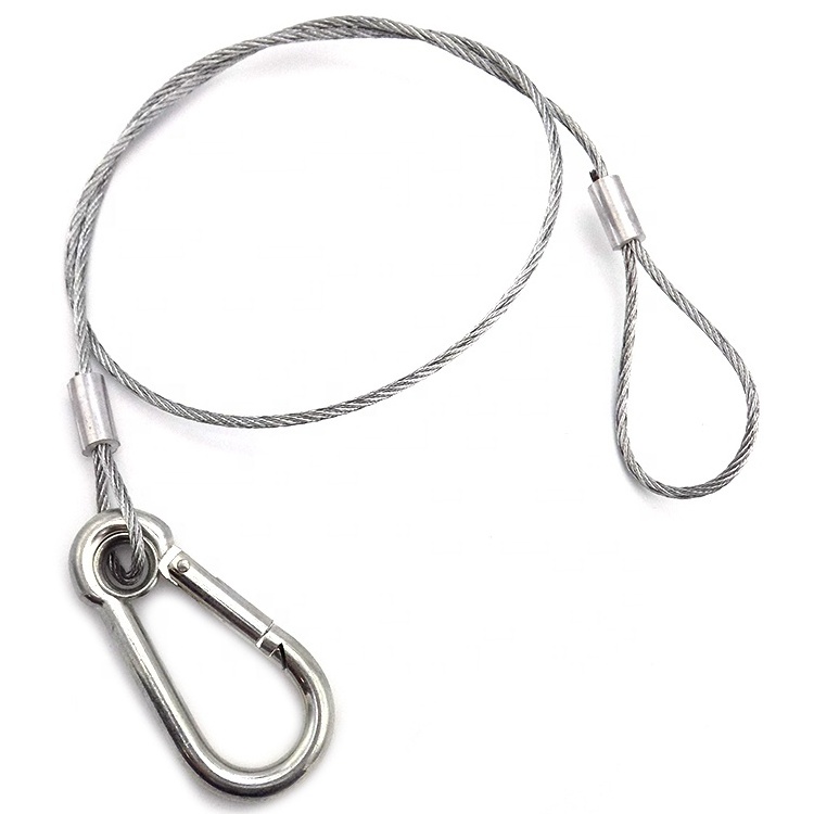 Stainless Steel Safety Rope Cable Security Wire for Heavy Duty Lamp Light