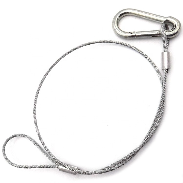 Stainless Steel Safety Rope Cable Security Wire for Heavy Duty Lamp Light