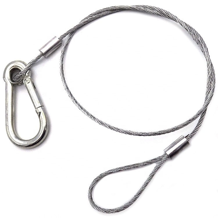 Stainless Steel Safety Rope Cable Security Wire for Heavy Duty Lamp Light